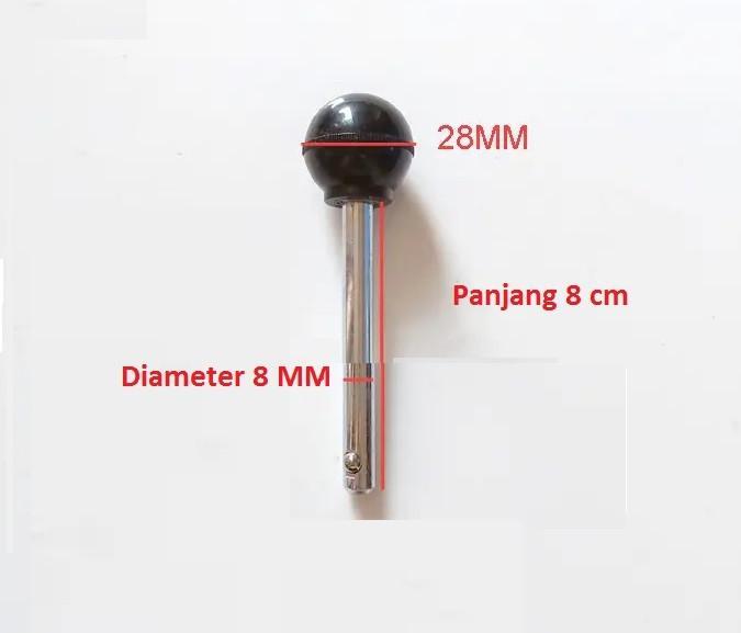 Gambar Sale Sparepart Alat Fitness Pin Colokan Plat Beban Fitness Equipment - 8 CM x 8 MM dari Mega Jaya maju undefined Tokopedia