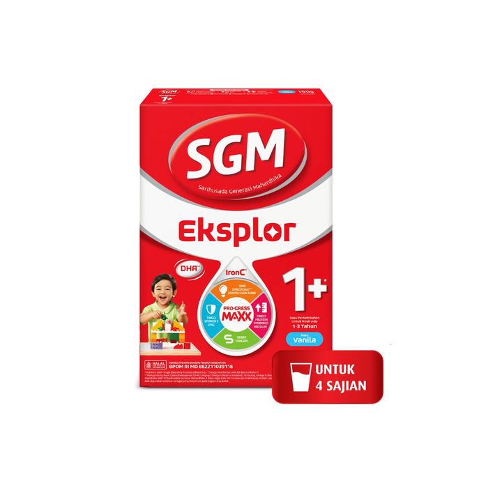 Gambar SGM Eksplor 1+ dengan IronC 400 g - Susu Pertumbuhan Anak - Vanila dari Apotek Heka Bandung undefined Tokopedia
