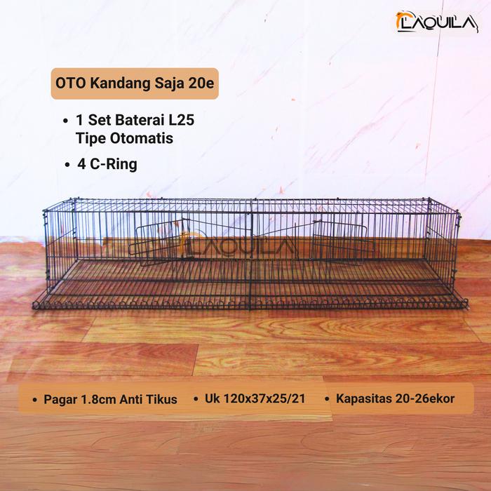 Gambar Kandang Galvanis Puyuh Petelur 20 - 26 Ekor - OTOKandangSaja, Hitam dari Laquila Store undefined Tokopedia