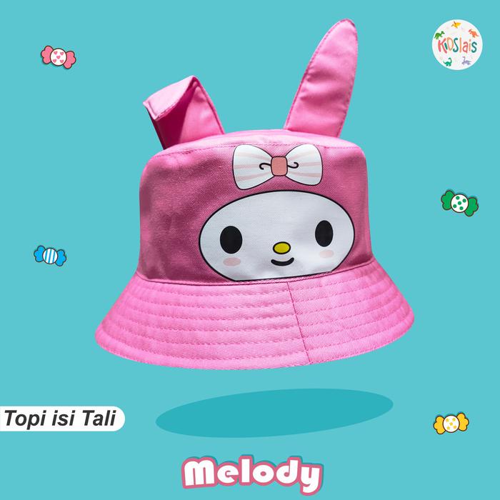 Gambar Topi Anak Perempuan Topi Bucket Hat Anak My Melody Sanrio - Ukuran 1 dari Asherakids undefined Tokopedia