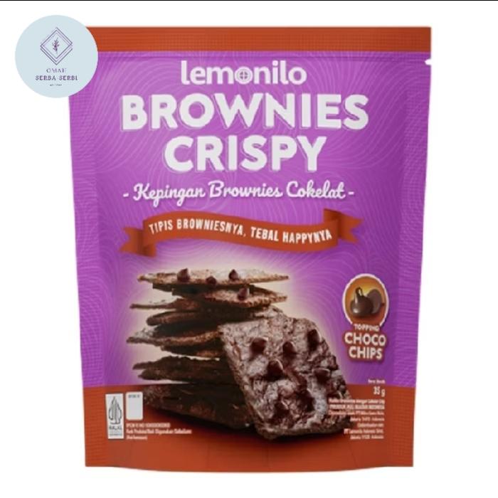 Gambar Lemonilo Brownies crispy chocolate/ keju 35gram - coklat dari Omah_serbaserb undefined Tokopedia
