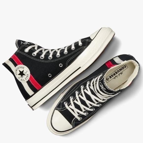 Sepatu Converse Chuck 70 HI Black Red vintage Original Hitam, 42 di  Djsstore30q Tokopedia