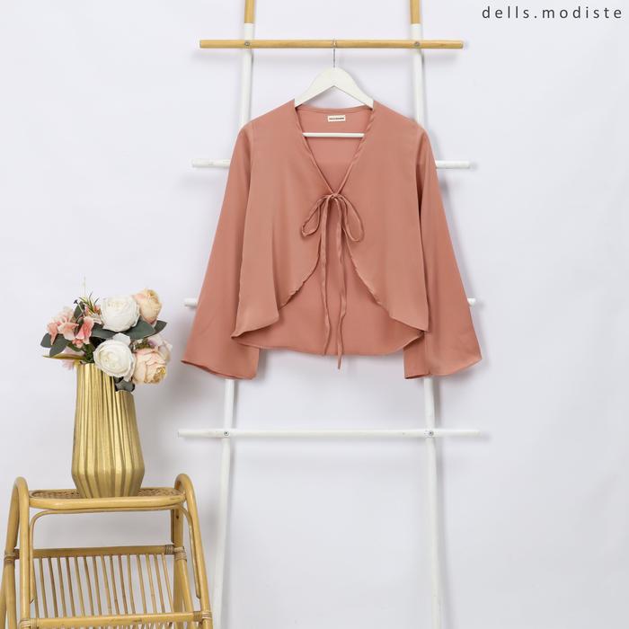 Gambar Dells Modiste - Isvara Satin Outer - Rose Gold dari DELLS MODISTE undefined Tokopedia