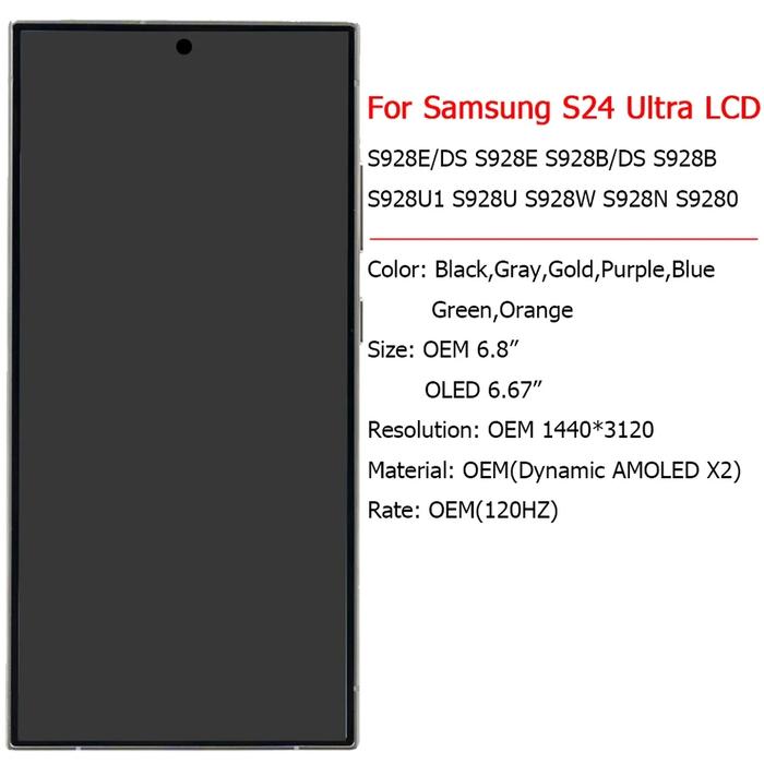 Gambar LAYAR LCD SAMSUNG GALAXY S24 ULTRA DYNAMIC AMOLED X2 DISPLAY NEW SCREEN LAYAR PENGGANTI ASLI SAMSUNG NEW TOUCHSCREEN SAMSUNG GALAXY S24 ULTRA ORIGINAL AMOLED - LCD dari BISHAMSON STORE undefined Tokopedia