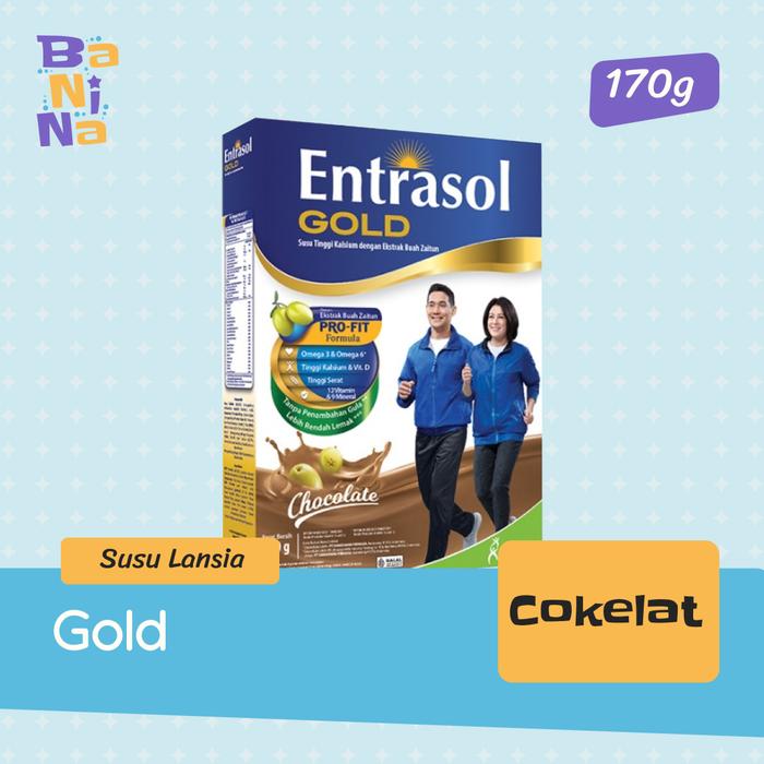 Gambar Entrasol Gold Rasa Cokelat, Vanila, dan Original 170g Susu Dewasa - Lansia - Cokelat dari Banina Mom &amp; Kids Garut undefined Tokopedia