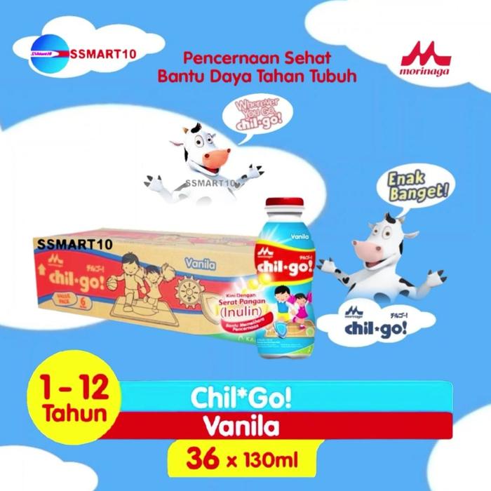 Gambar CHIL GO Susu UHT 36x130ml/karton - Vanila dari SSmart10 undefined Tokopedia