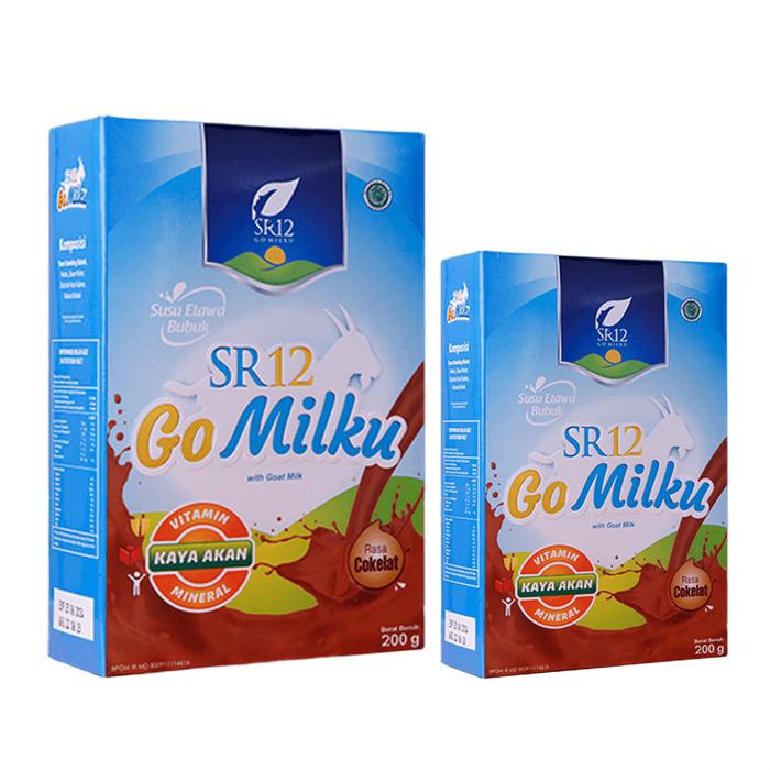 Gambar SUSU KAMBING ETAWA Rasa Coklat GO MILKU SR12 200 gr Original dari The Nizza undefined Tokopedia