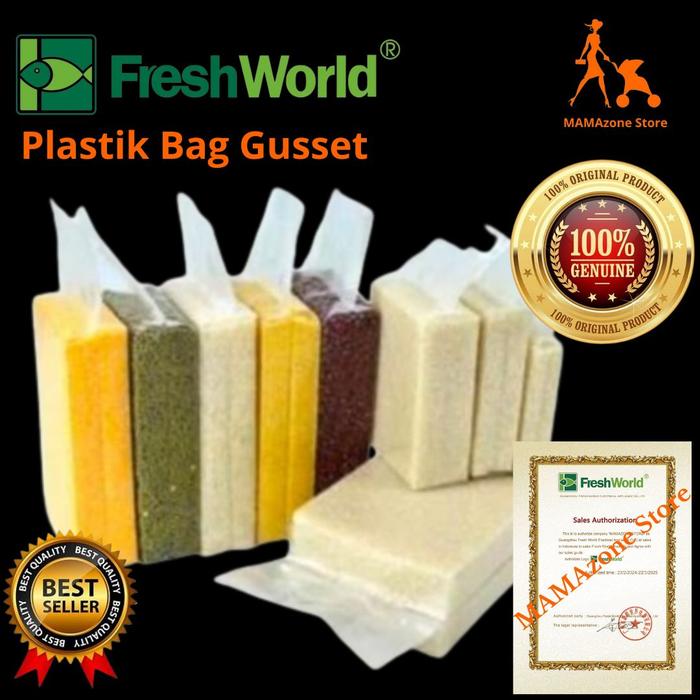 Gambar Plastik Standing Vacuum Bag Gusset Rice bag 0,5 kg 1 kg 2,5 kg - 5 kg (48*24*8) dari M@M@zone Store undefined Tokopedia