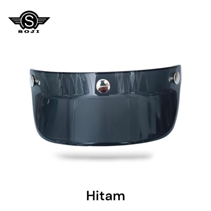 Gambar SOJI Pet Helm Retro Slim Transparan - Helm Transparan Model Retro dan Slimhead untuk Gaya Retro Anda - Smoke dari SOJI Helmet Official Store undefined Tokopedia