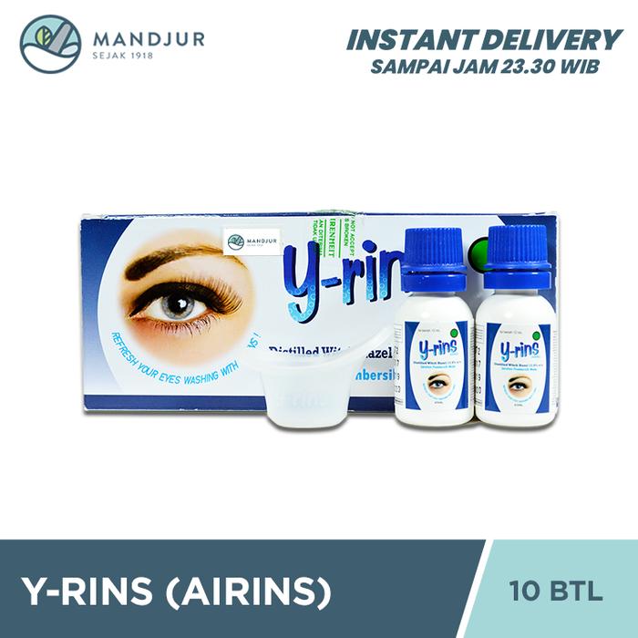 Gambar Y-rins (AIRINS) Isi 10 Botol @ 12 mL - Obat Pembersih Mata, Mata Perih dari Apotekmandjurofficial undefined Tokopedia