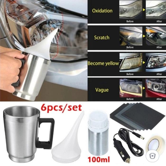 Gambar nano burn coating headlamp / pembersih lampu mobil 1 set NEW dari craftek computer undefined Tokopedia