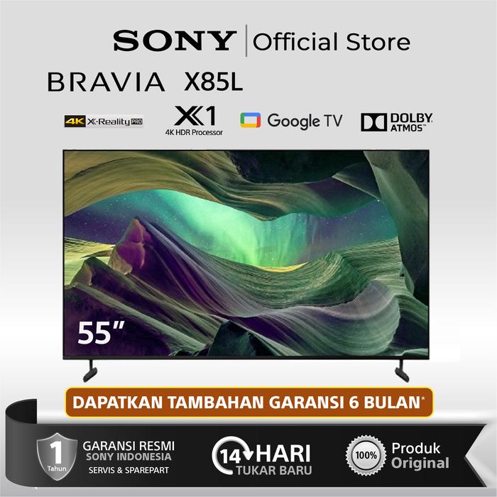 Gambar Sony Bravia X85L 55'' Inch / 55X85L 4K Ultra HD High Dynamic Range - Unit dari Sony Center Official undefined Tokopedia