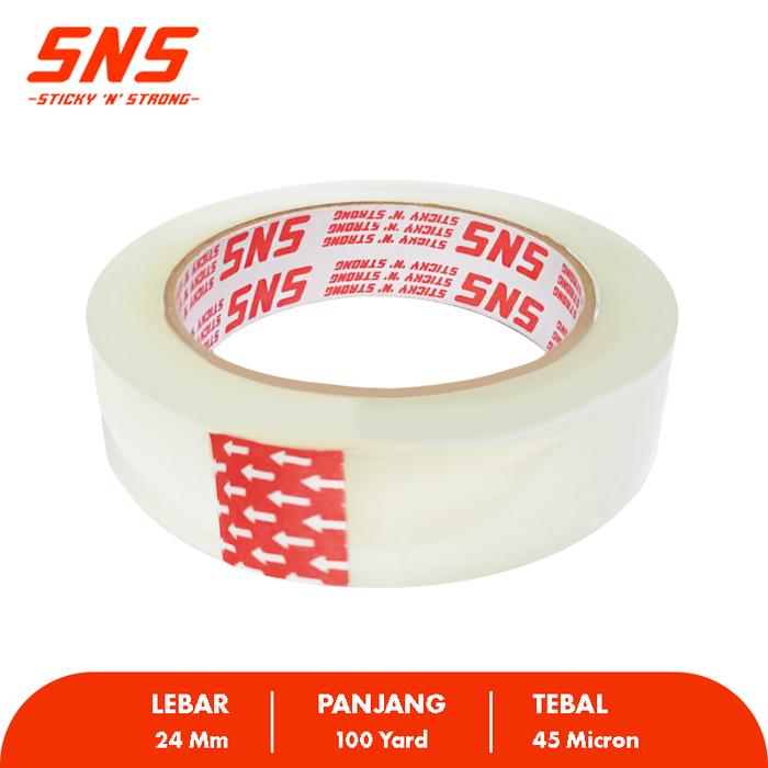 Gambar ISOLASI LAKBAN LAUNDRY SNS 1 INCH 100 YARD 30 METER TEBAL DAN SANGAT MEREKAT dari Glassindo Anugrah Winardy undefined Tokopedia