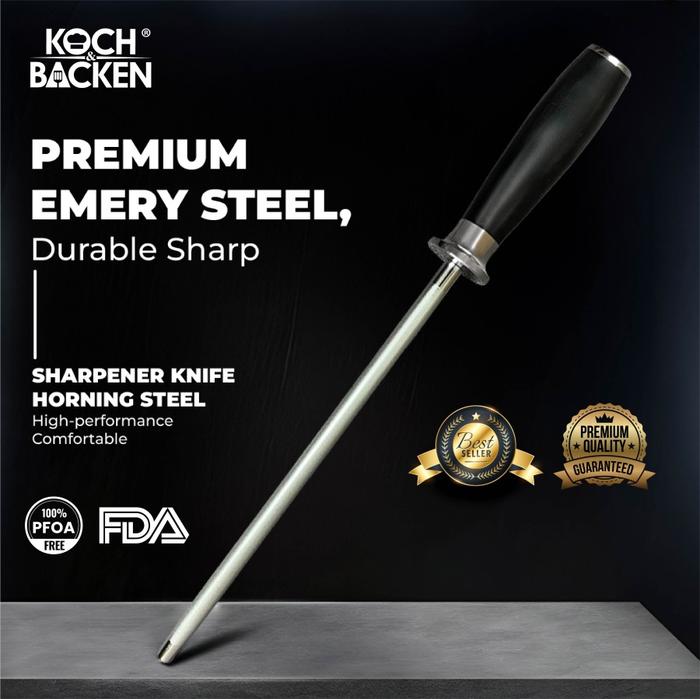 Gambar TURWHO Premium 8" Japanese Style Damascus Chef Knife w/G10 Red Handle - Asahan Horning dari Koch&Backen undefined Tokopedia