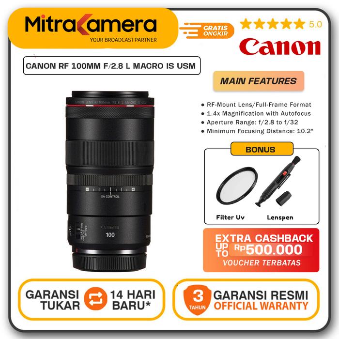 Canon Rf 100mm F28 L Macro Is Usm Lens Official Waranty