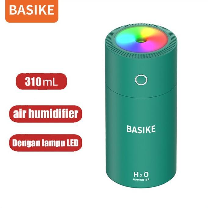 Gambar Basike 310Ml Kapasitas Humidifiers Dengan Lampu Suasana Warna-Warni - Hijau dari Kaosstoreinc undefined Tokopedia