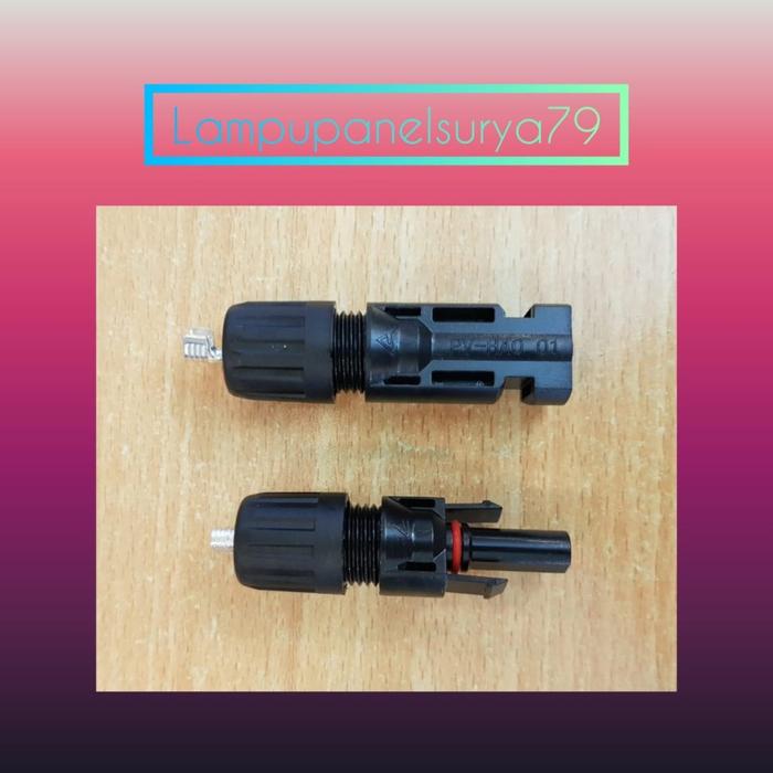Gambar MC4 Socket Connector Panel Surya Cable Kabel SolarCell IP67 dari AB Tools undefined Tokopedia