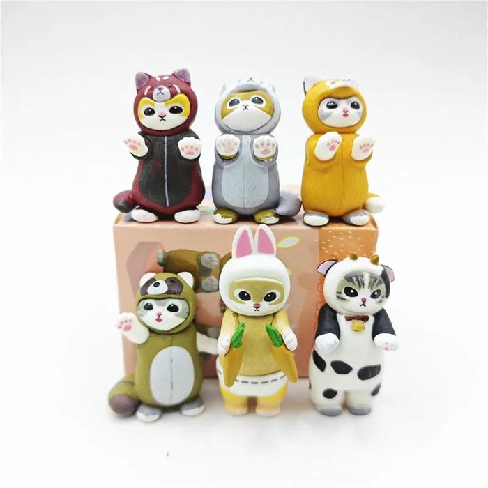 Gambar Figure Mofusand Kitan Club Standing Animal Nyan set 5 pcs - Mamalia dari Space Grosir undefined Tokopedia