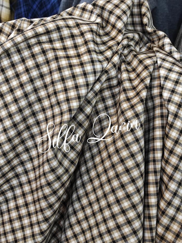 Gambar Kain Blazer/Celana Semi Wool Motif Kotak _ Bahan kain Semi Wool - NO.5 dari QarinTextile18 undefined Tokopedia