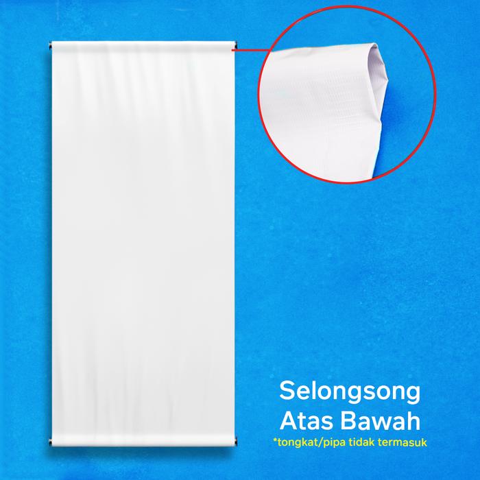 Gambar Spanduk Flexi / Cetak Spanduk / Banner / Backdrop Custom - Selongsong AB dari Revo Print Shop undefined Tokopedia