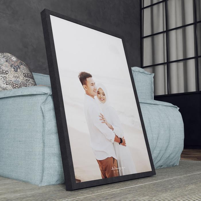 Gambar Bingkai photo blok block plus cetak ukuran A0 80x120cm custom 84x119cm - Hitam dari CETAK ID JAKARTA undefined Tokopedia