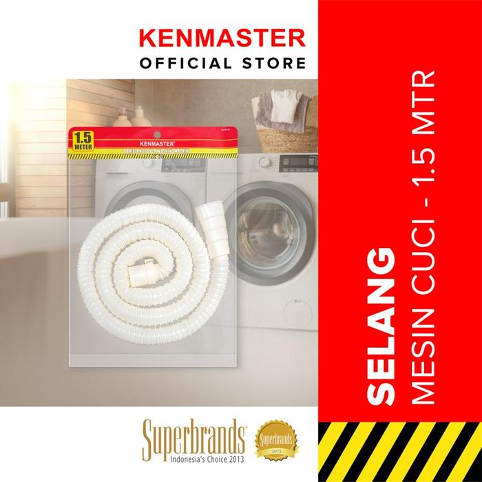 Gambar KENMASTER Selang Pembuangan Mesin Cuci 1.5 2 m Selang outlet mesin cuci - 1.5m dari TOKO BESI TIMUR JAYA. undefined Tokopedia