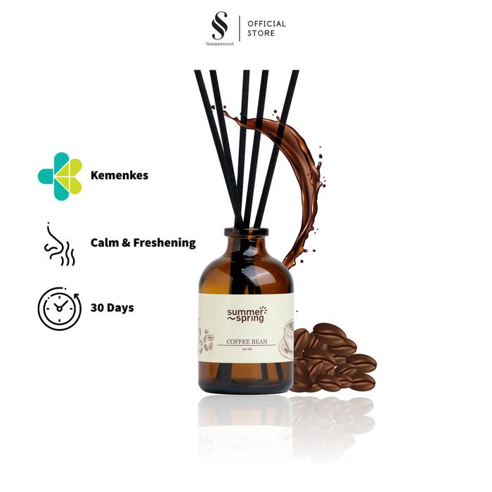 Gambar REED DIFFUSER SUMMERSPRING 40 ML - Coffee Bean dari Summerscent Indo undefined Tokopedia