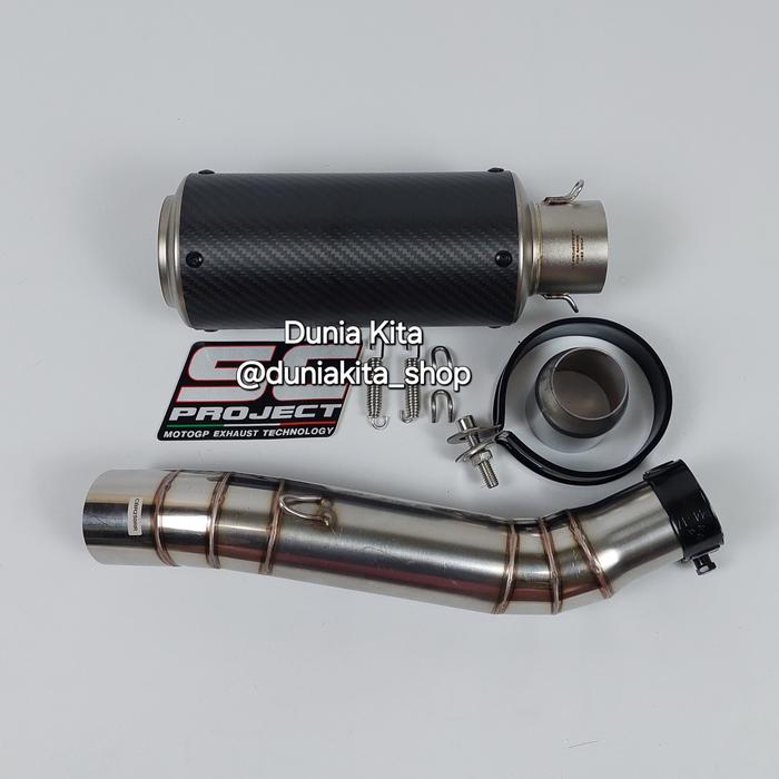 Knalpot Sc X Adv Shop Jual KNALPOT SC PROJECT CR-T BLUE IMPORT