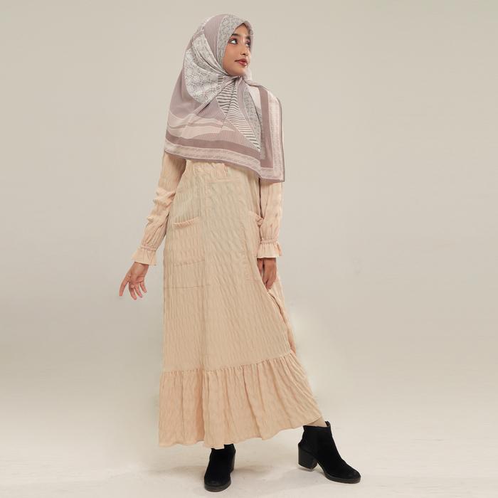 Gambar Bani Batuta - Dress Muslim Wanita Rabbani Dara Gianna Exclusive - 43T Vanilla, XS dari MOT.Fashionid undefined Tokopedia