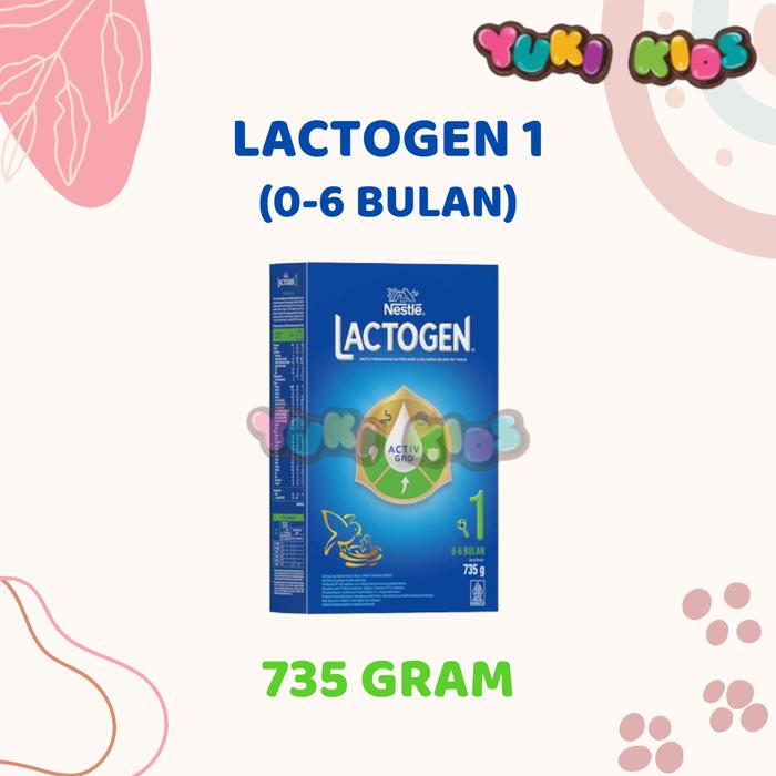 Gambar Lactogen 735gr (0-12 Bulan) - 0-6 Bulan dari YUKI KIDS 16 undefined Tokopedia