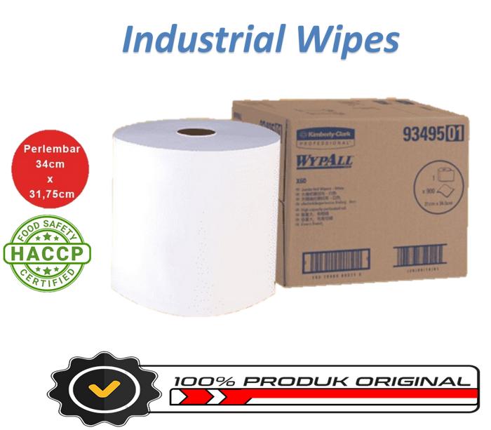 Gambar Wypall X60 Jumbo Roll Tisu Pengganti Lap Majun Harga 1 Roll 900 Lembar - Tisu Wypall X60 dari Azka Shop 88 undefined Tokopedia
