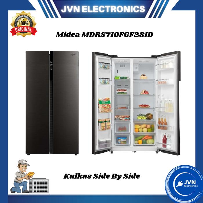 Jual Kulkas side by side Midea MDRS710FGF28ID - Kota Tangerang Selatan ...