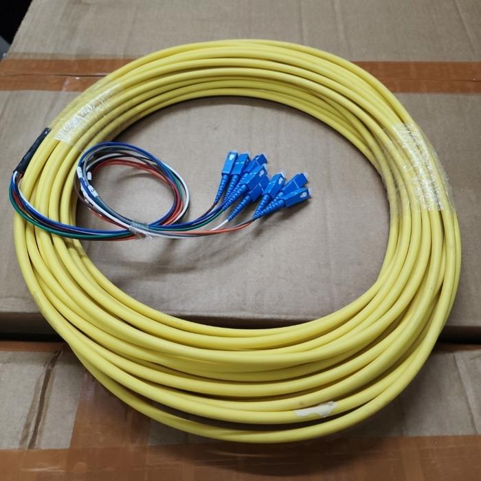 Gambar kabel fiber optik 8 core SC / kabel bundle fiber optik indoor 8 core - 15 METER dari TJTelecom undefined Tokopedia