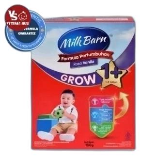 Gambar Milkbarn Grow 1+ Madu Vanilla Susu Pertumbuhan Anak Batita Usia 1-3 tahun 150g - Honey dari Veteran Susu PWK undefined Tokopedia