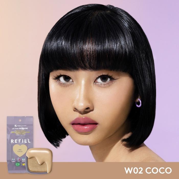 Gambar (REFILL) SOMETHINC Copy Paste Breathable Cushion SPF 33 PA++ - Coco dari Chen i-deal undefined Tokopedia