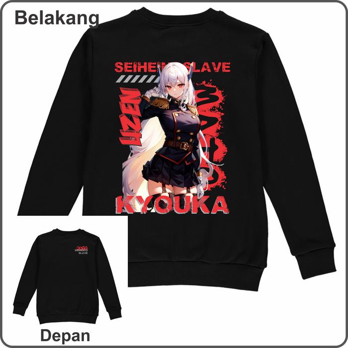 Gambar Kaos Kyouka Uzen Mato Seihei No Slave - sweater Hitam, M dari Otakaos. undefined Tokopedia