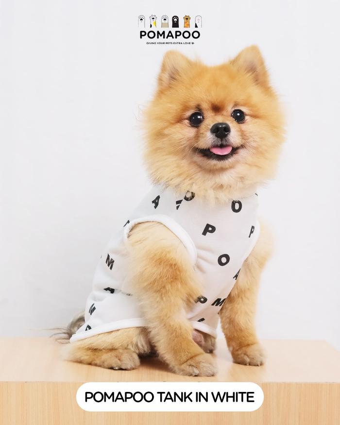 Gambar POMAPOO - Baju Kucing dan Baju Anjing Pomapoo Tank - POMAPOO WHITE, XXL dari Pomapoo undefined Tokopedia