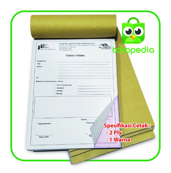 Gambar CETAK NOTA 1 RIM 3 PLY / RANGKAP ( Custom NCR INVOICE BON ) BUKU NOTA - 2 ply , Tanpa Porporasi dari sahabat priint undefined Tokopedia