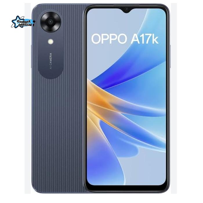 Gambar HP OPPO A17K 3/64 - OPPO A 17K 3 + 64 GARANSI RESMI - GOLD - Biru Muda dari Gadget Gala×y undefined Tokopedia