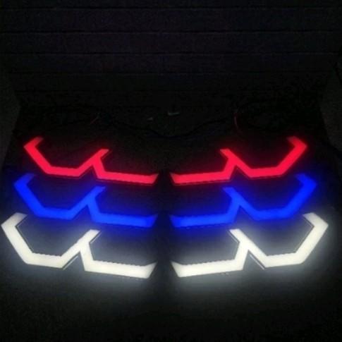 Gambar lampu alis Hexagon motor Vario 125 / 150 LED old - Biru - ice blue dari Djarots AutoSpeed undefined Tokopedia