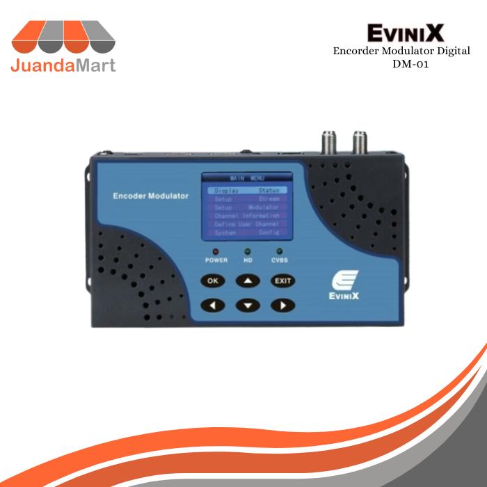 Gambar Modulator Digital HD/ Modulator RF Digital DVBT merek Evinix - MODULATOR DM-01 dari Juanda Mart Official undefined Tokopedia