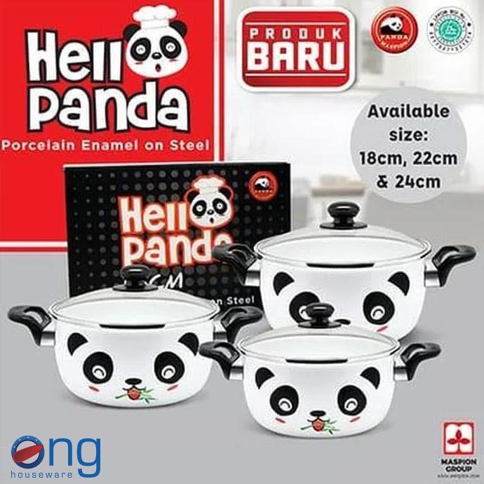 Gambar Panci Enamel Hello Panda 18 Cm Hellopanda18Cm dari Zenfoto Shop undefined Tokopedia