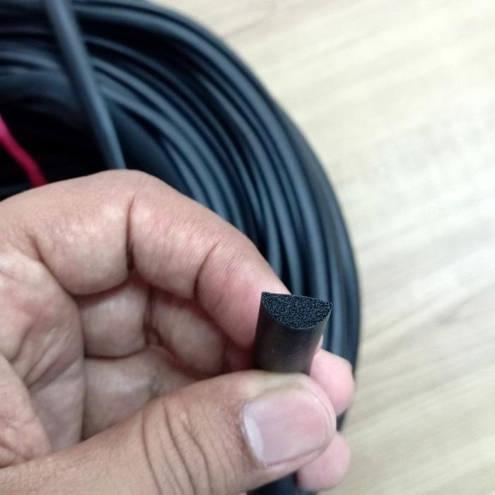 Gambar Karet List D Spon Setengah Lingkaran Peredam Pintu 5x11mm - Reguler dari Kenari Makmur Sentosa undefined Tokopedia
