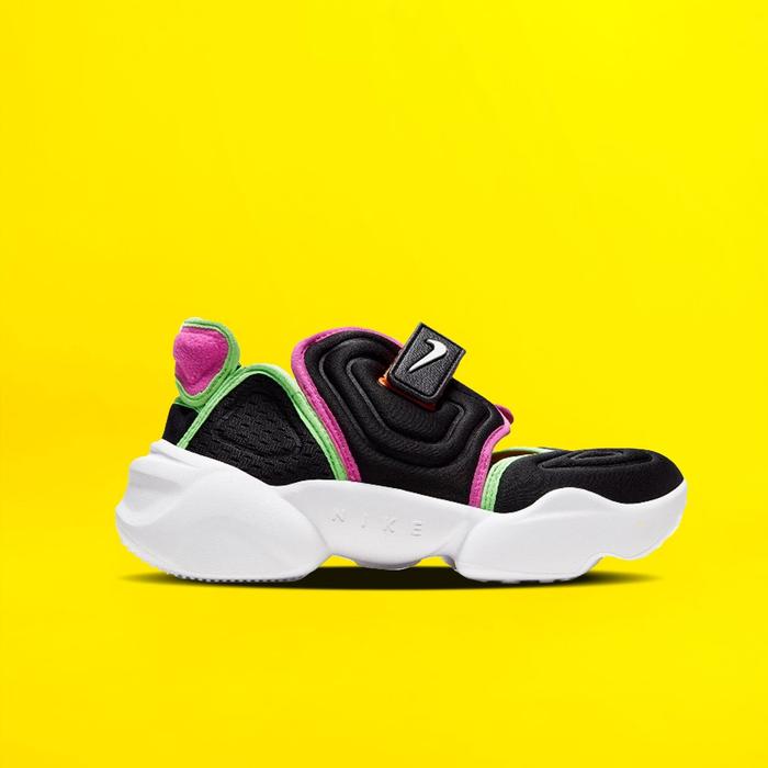 nike aqua rift black fire pink