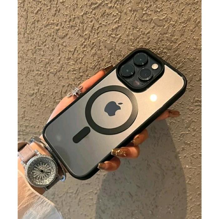 Jual Case Magsafe Iphone Casing Black Clear Edition Iphone 13 13