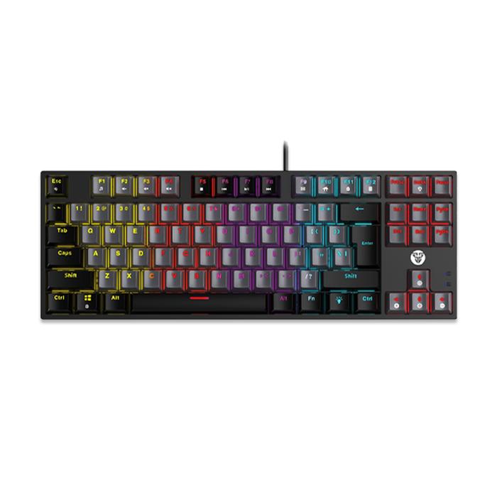 Gambar Fantech ATOM MK876 V2 TKL RGB Mechanical Gaming Keyboard - Gray, Blue Switch dari Igamerworld Surabaya undefined Tokopedia