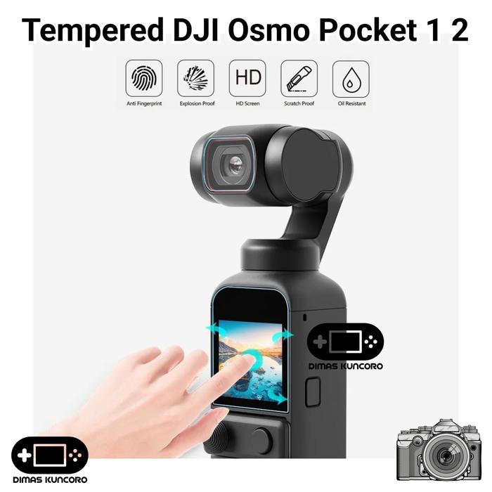 Tempered DJI Osmo Pocket anti gores glass screen protector gimbal  camera Osmo Pocket