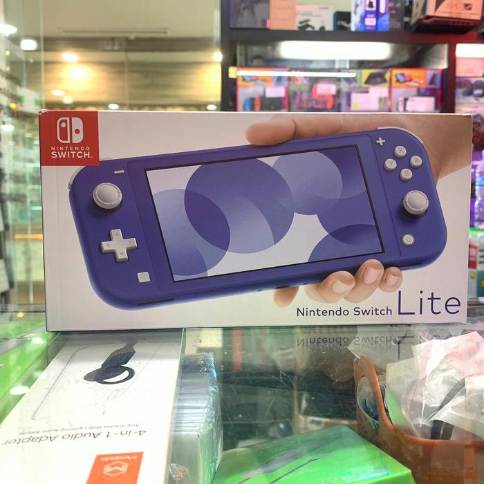 Gambar NINTENDO SWITCH LITE + ANTIGORES - Biru dari STUDIO COMP GAME undefined Tokopedia
