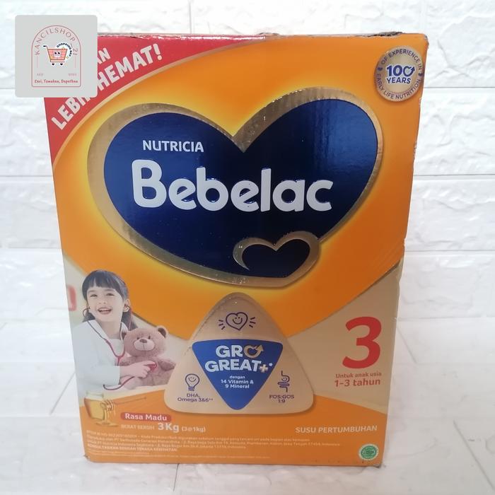 Gambar bebelac 3 susu pertumbuhan 3000g /Madu/Vanila - vanila dari KancilShop21 undefined Tokopedia