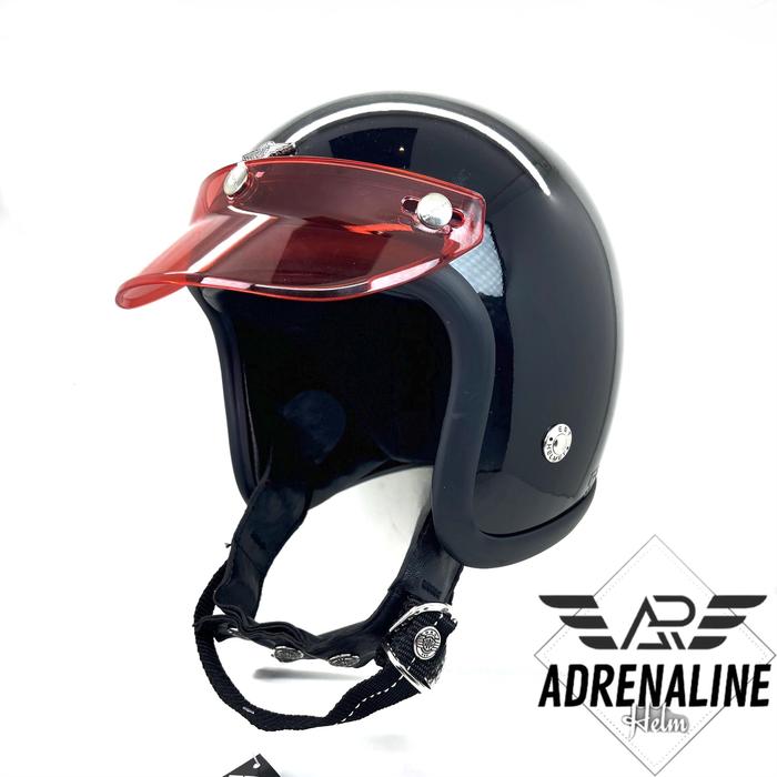 Gambar HELM SLIM HEAD 500-TX ORIGINAL DAG 100% - Hitam + Pad, All Size dari Adrenaline Helm undefined 5 Tokopedia